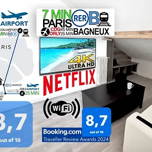 Bagneux Paris Confort Netflix Rer B Apartamento Bagneux (Hauts-de-Seine)